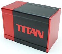 Boxgods Titan Black & Red Deck Box